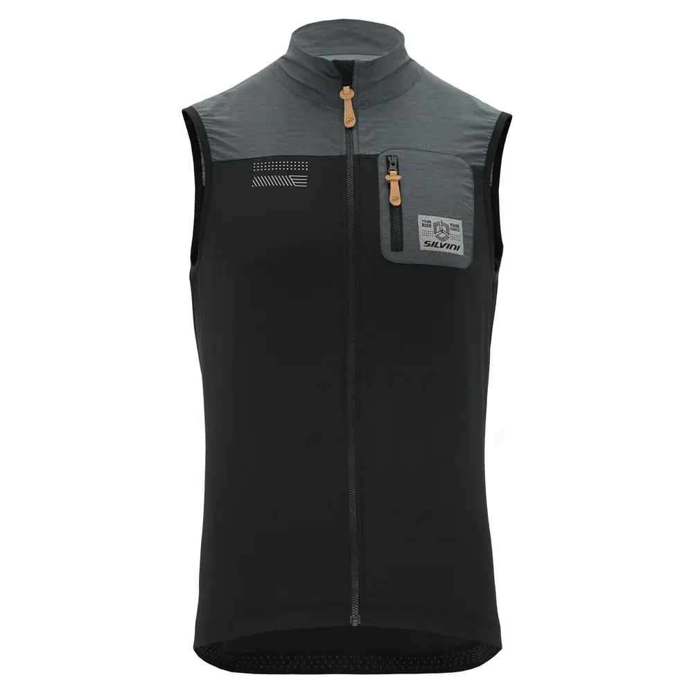 Silvini Pánska vesta Silvini Cairo MJ2217 charcoal