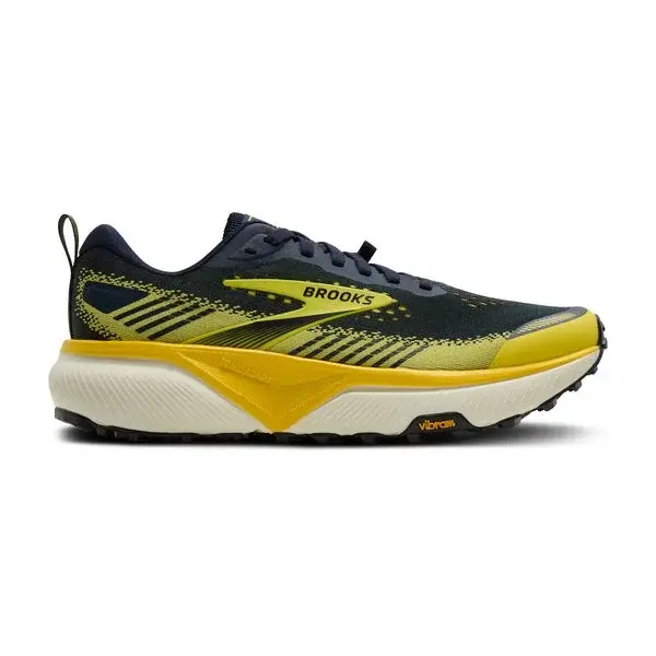 Brooks Pánske bežecké topánky Brooks Cascadia 20 M Navy/Cyber Yellow/Grey