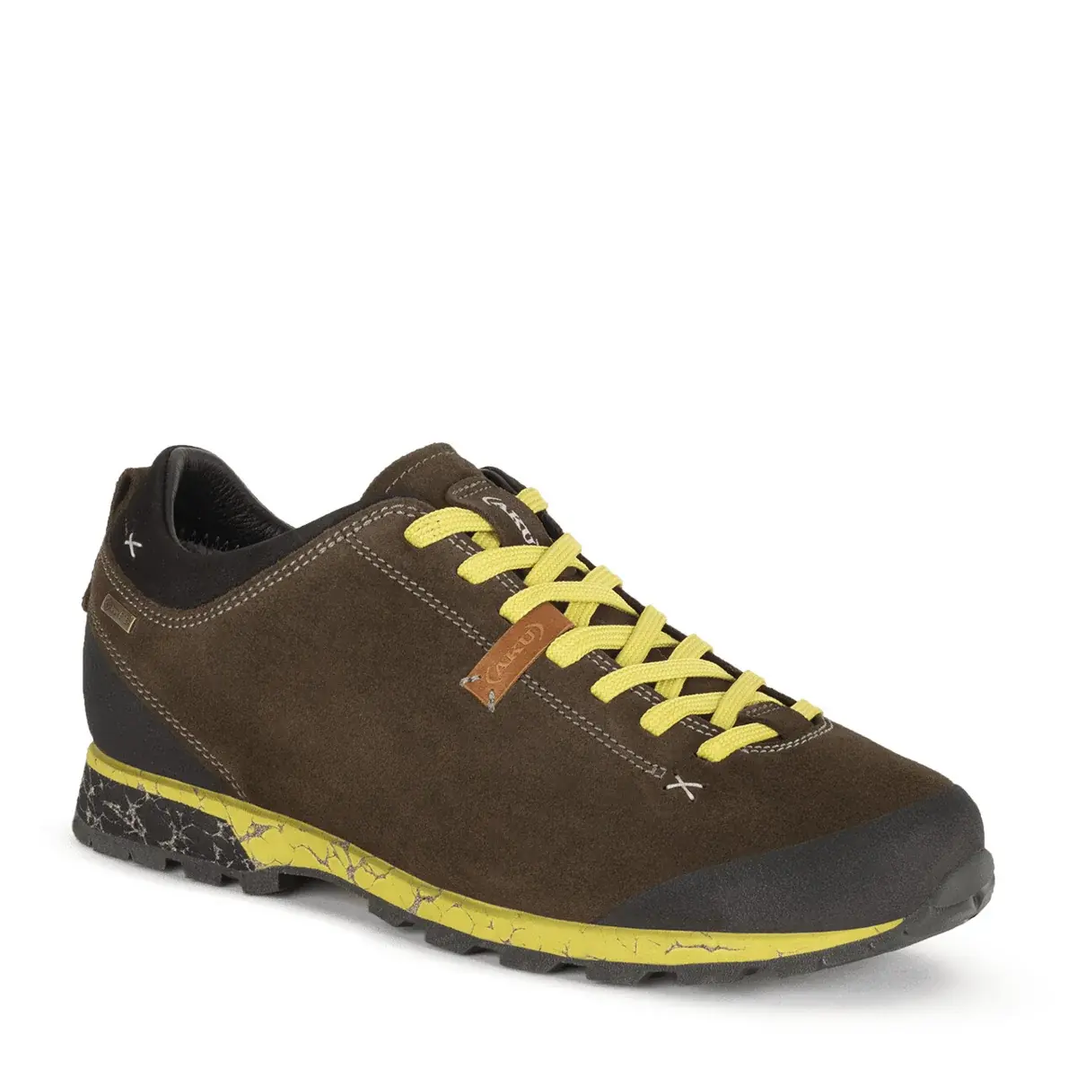 Pánske topánky AKU Bellamont 3 Suede GTX Moss Green/lime
