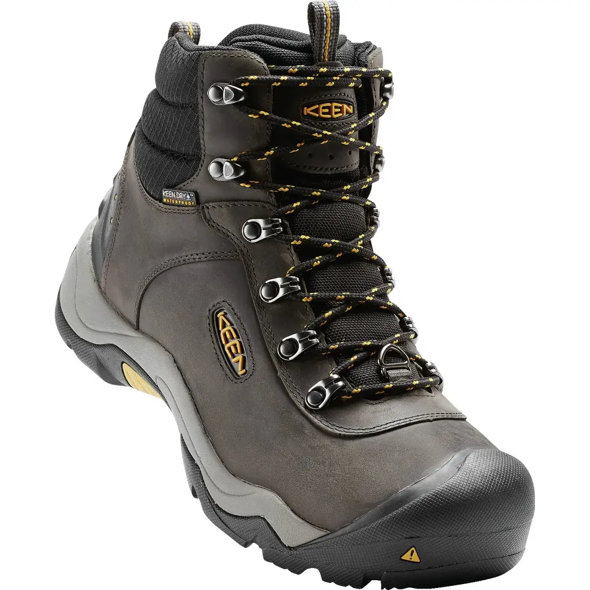 Pánske členkové zateplené zimné topánky KEEN Revel III M magnet/tawny olive