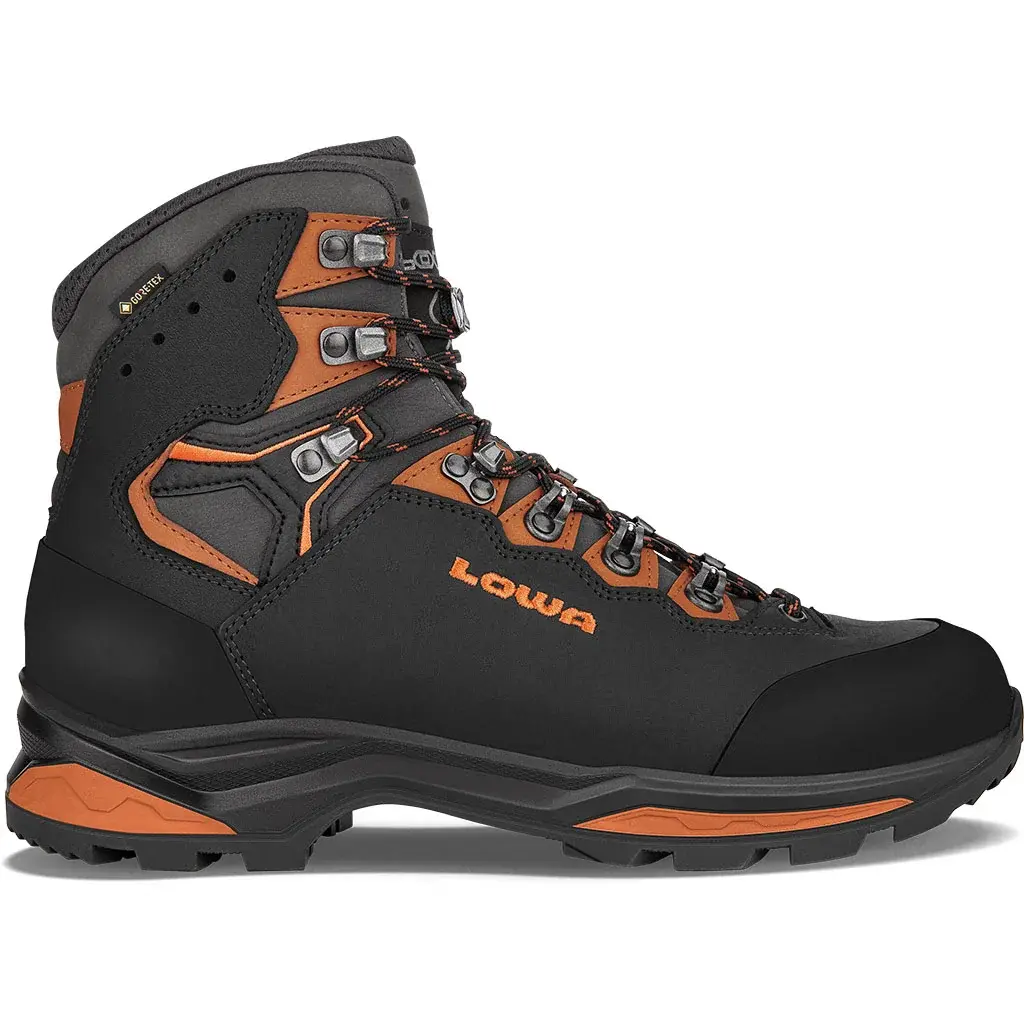 Lowa Pánske členkové topánky Lowa Camino Evo GTX Black/orange