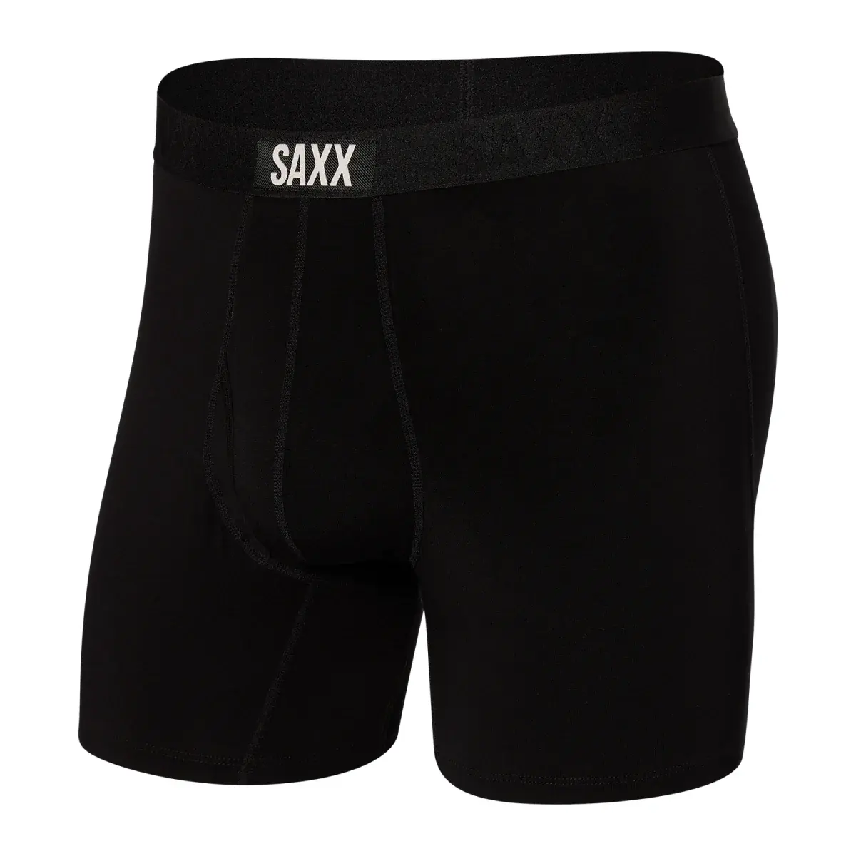 Pánske boxerky SAXX Ultra Super Soft Boxer Brief Fly Black/Black