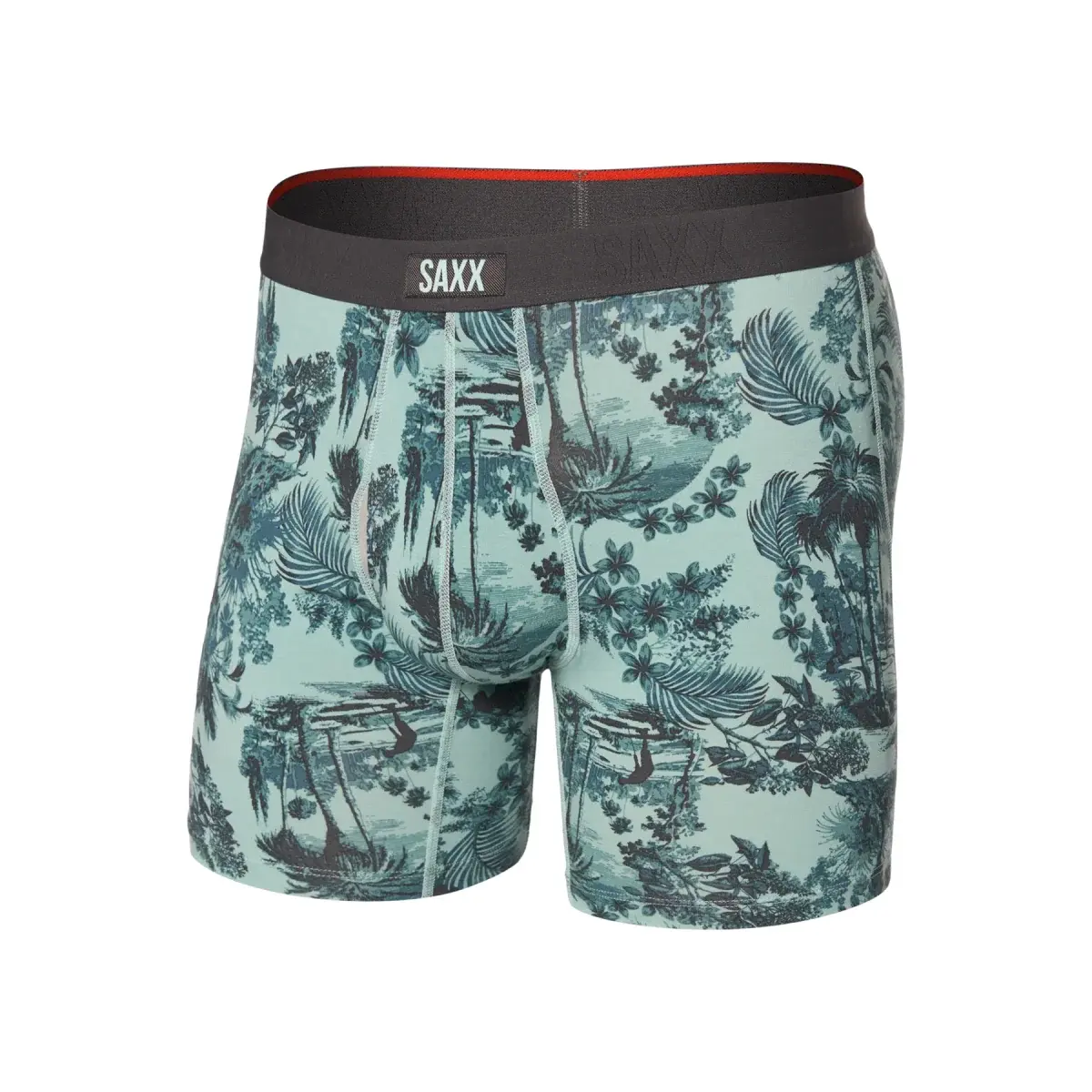 Pánske boxerky SAXX Vibe Xtra Boxer Brief Fly Golf Toile-Aquifer