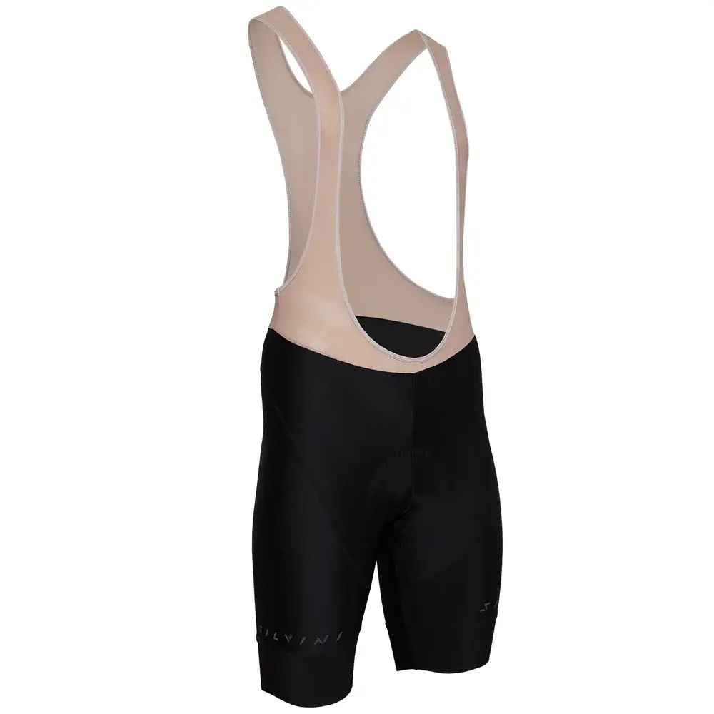 Pánske cyklo nohavice Silvini MP2426 Suelo BIB black-cream
