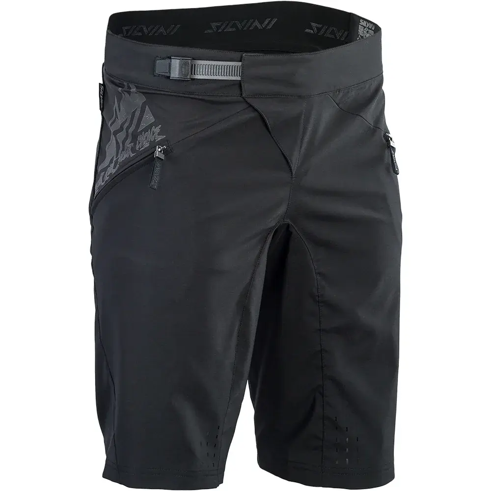 Silvini Pánske cyklo kraťasy Silvini Fabriano MP1805 black