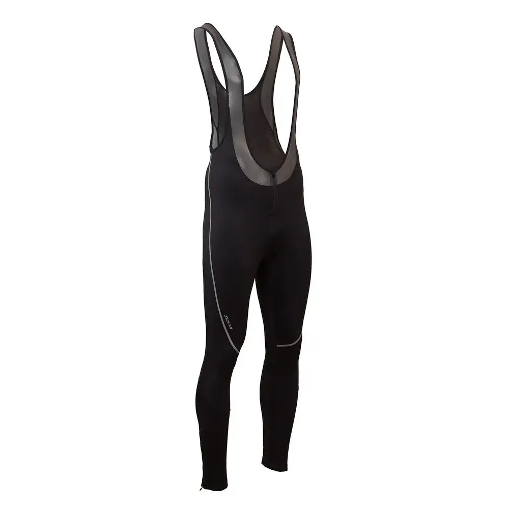 Silvini Pánske elastické nohavice Silvini Rubenza Bib Black/cloud
