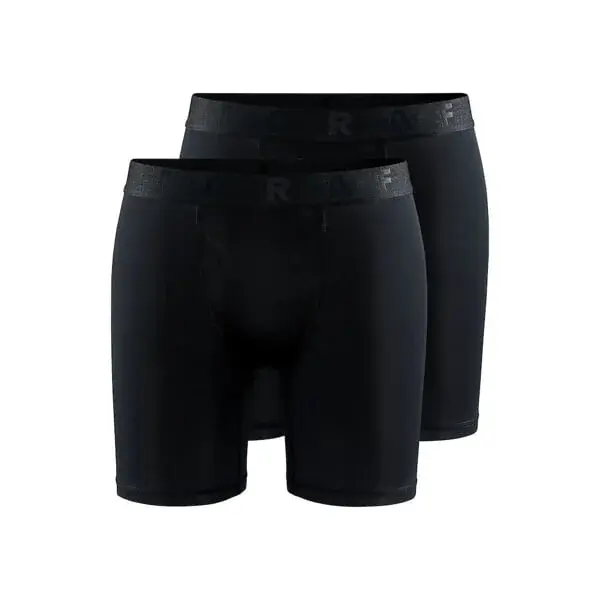Pánske funkčné boxerky Craft CORE Dry 6" 2-pa čierna