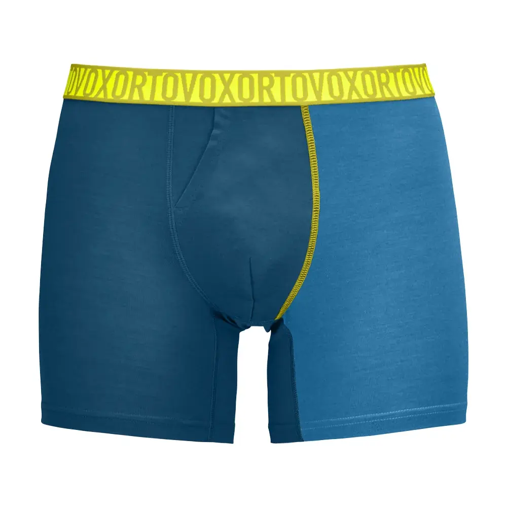 Pánske funkčné boxerky Ortovox 150 Essential Boxer Briefs Petrol Blue