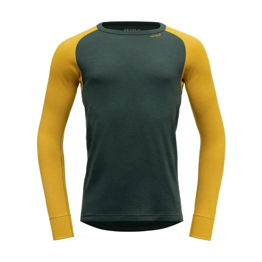 Pánske funkčné tričko s dlhým rukávom Devold Expedition Merino 235 Shirt Woods/Arrowwood