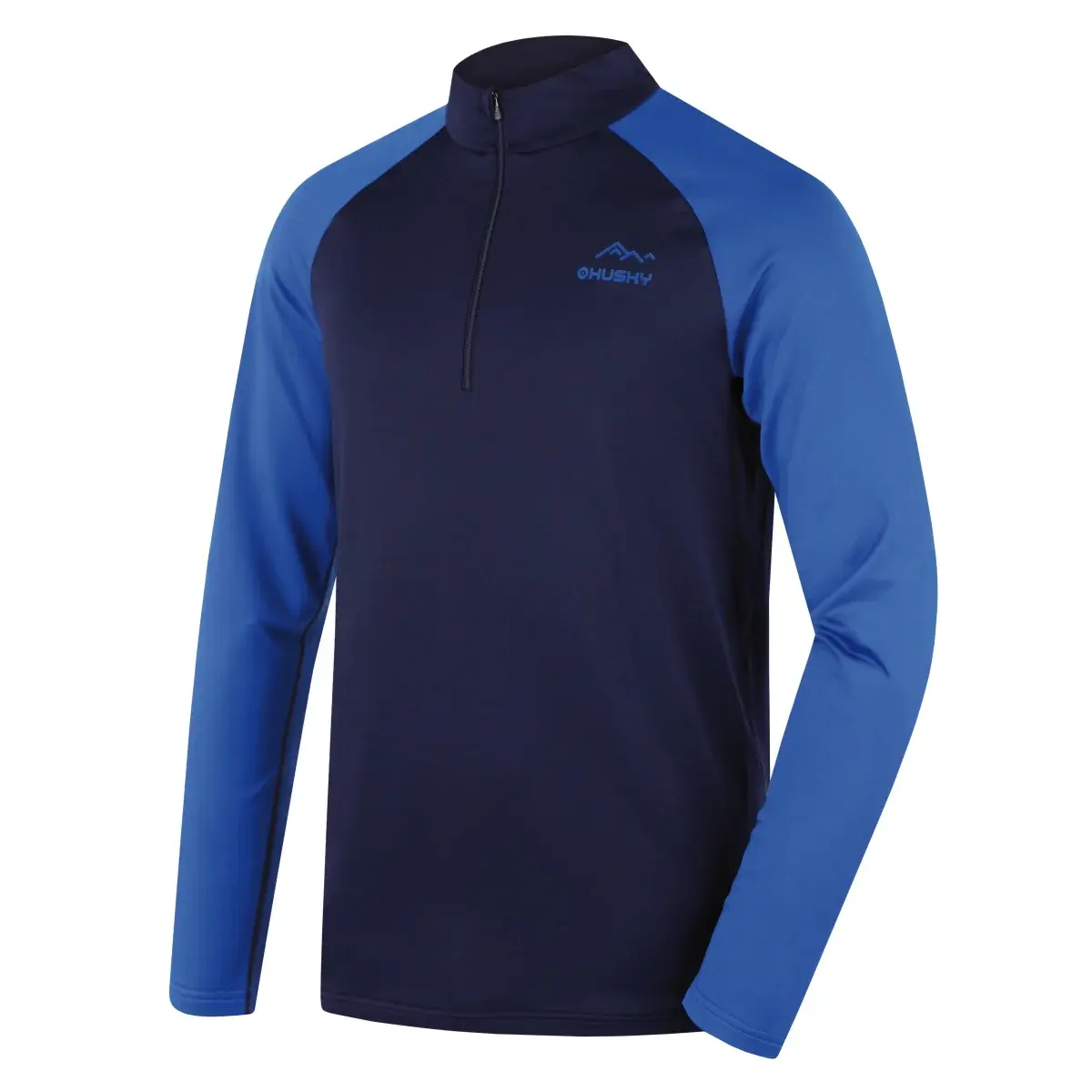 Pánske funkčné tričko Husky Tromi Zip M dark blue