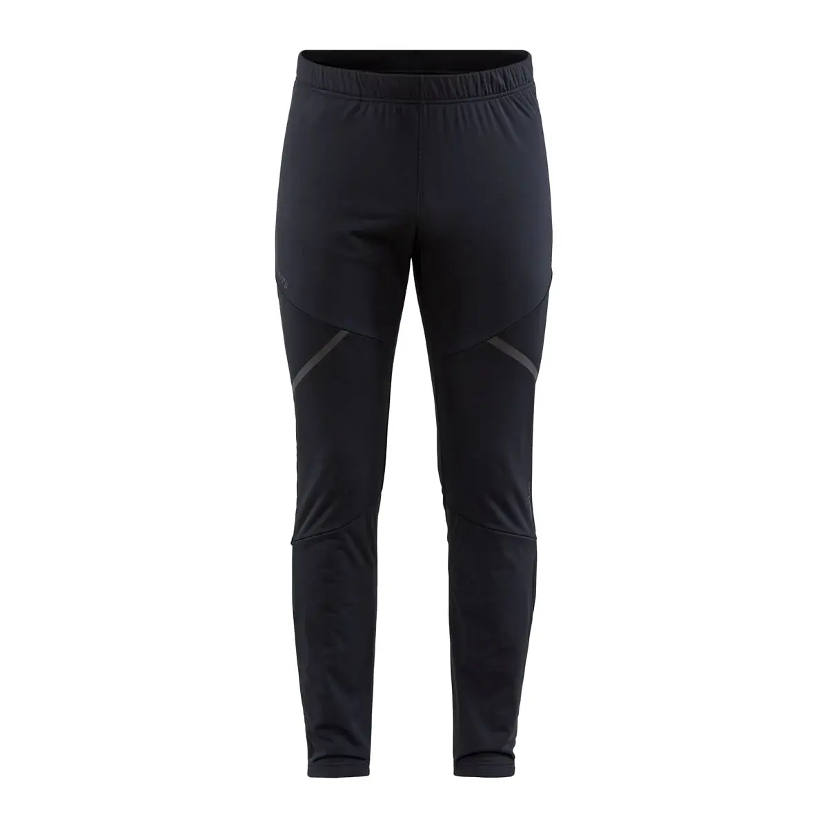 Pánske zateplené softshellové nohavice Craft Glide Wind Tights čierna