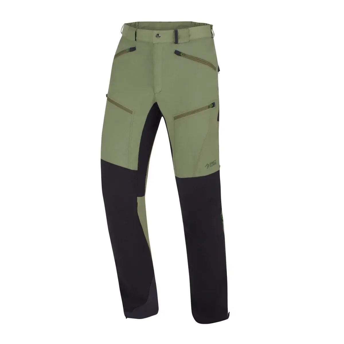 Direct Alpine Pánske outdoorové nohavice Direct Alpine Fraser khaki/black