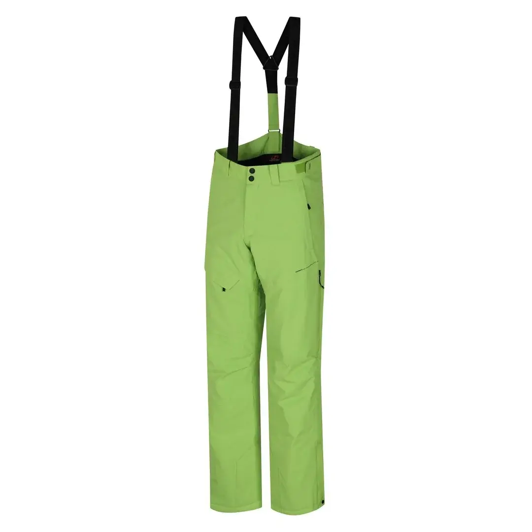 Pánske lyžiarske nohavice Hannah Kasey lime green