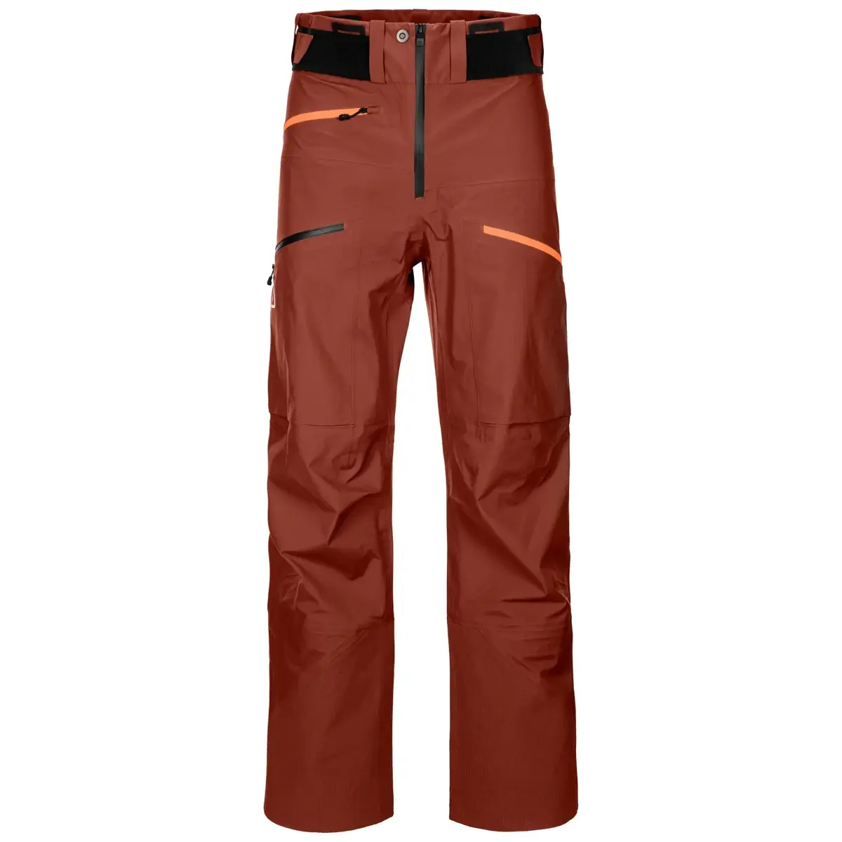 Pánske freeridové nohavice Ortovox 3L Deep Shell Clay orange