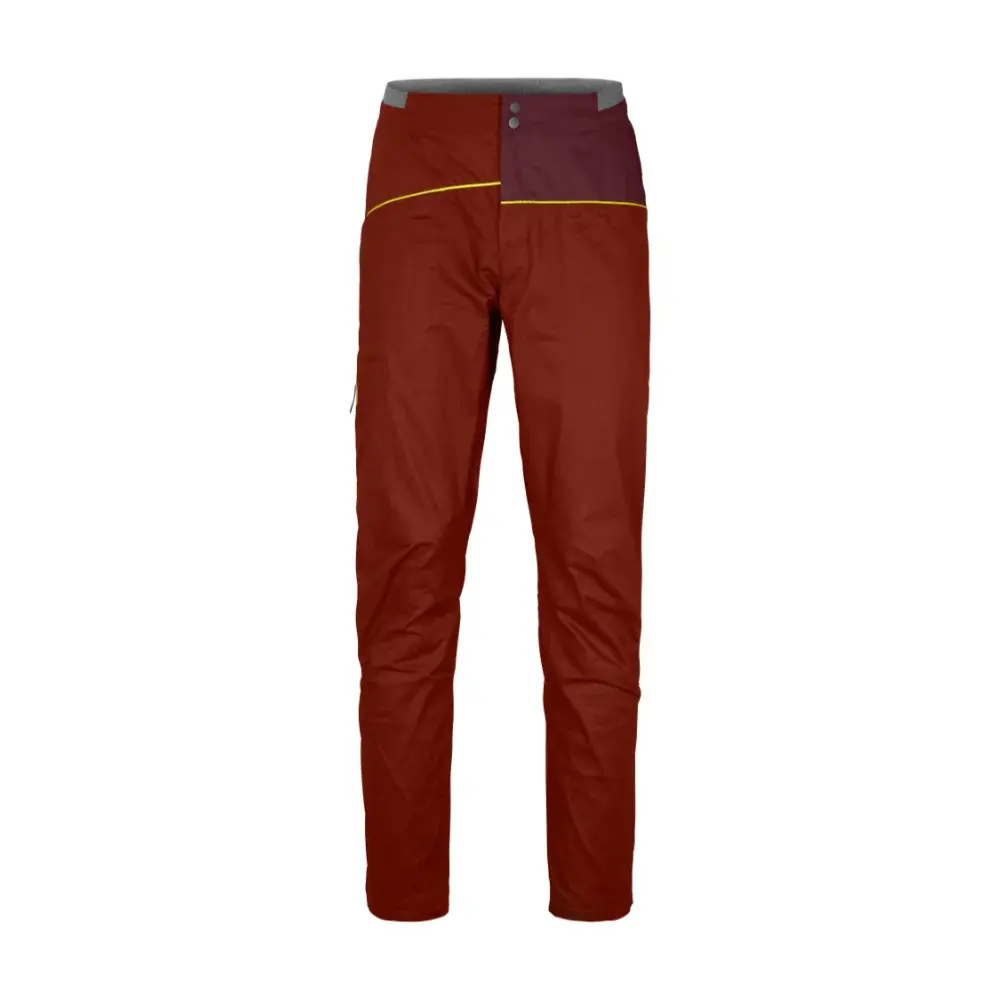 Pánske lezecké nohavice Ortovox Valbon Pants M clay orange