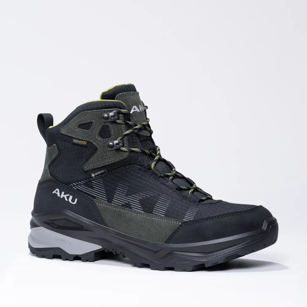 AKU Pánske členkové topánky AKU Man ADAPTA LIGHT GTX BLACK/GREEN