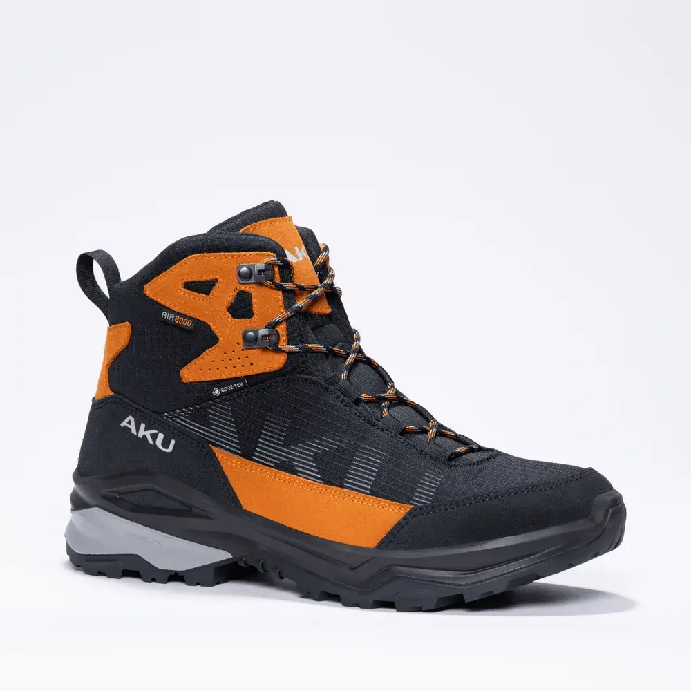 AKU Pánske členkové topánky AKU Man ADAPTA LIGHT GTX BLACK/ORANGE