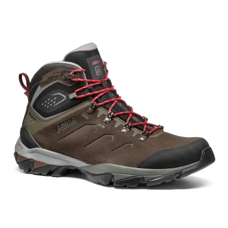 Pánske členkové topánky Asolo Acadia MID Lth GTX MM dark brown/frostgrey