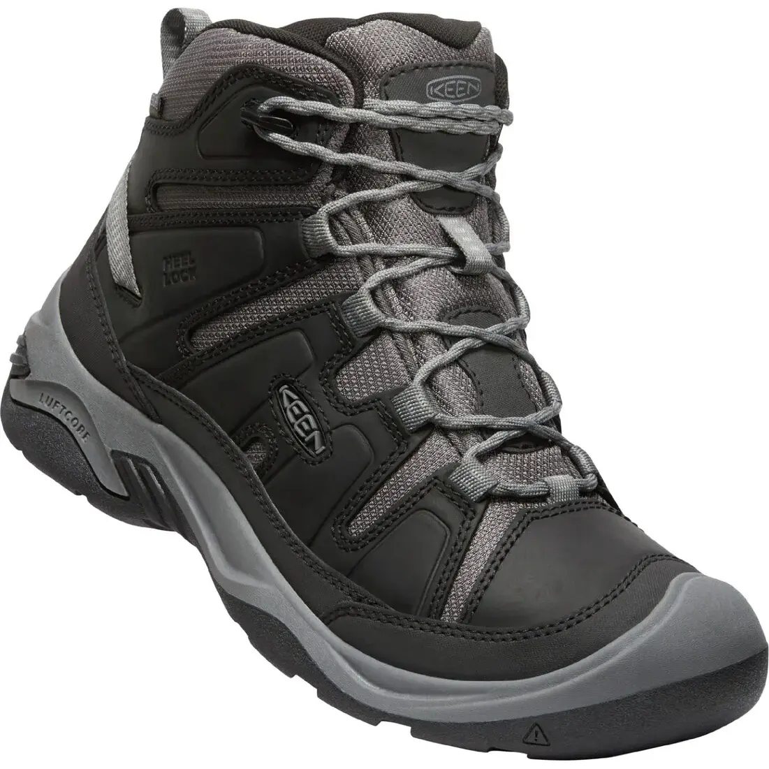 Pánske členkové topánky KEEN CIRCADIA MID WP MEN black/steel grey