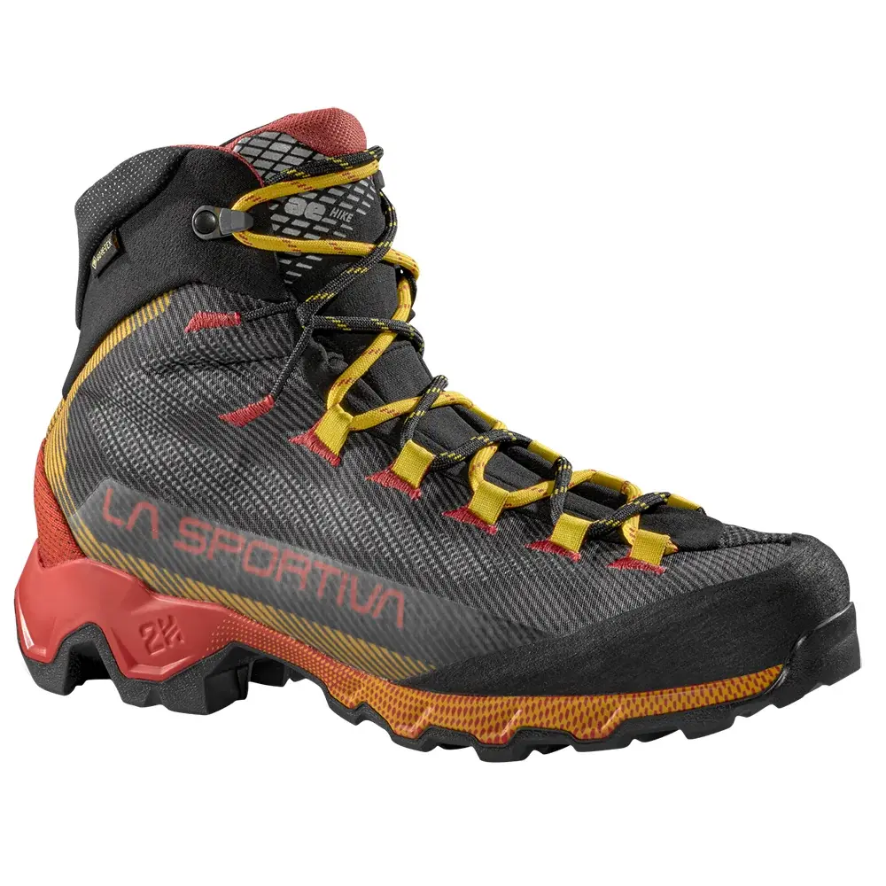 Pánske členkové topánky La Sportiva Aequilibrium Hike GTX carbon/yellow