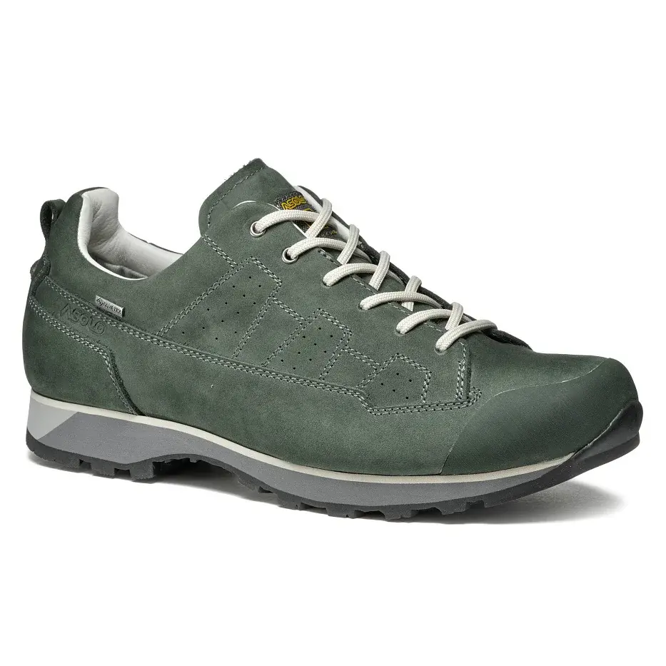 Pánske kožené topánky Asolo Field GV bottle green
