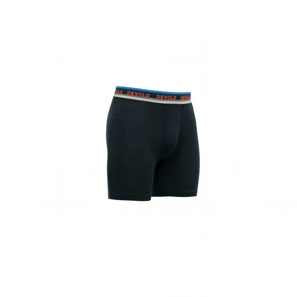 Pánske merino boxerky Devold Lauparen merino 190 Boxer Man ink