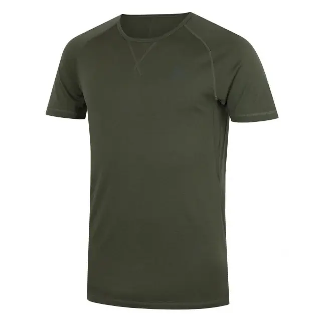 Pánske merino tričko Husky Mersa M green
