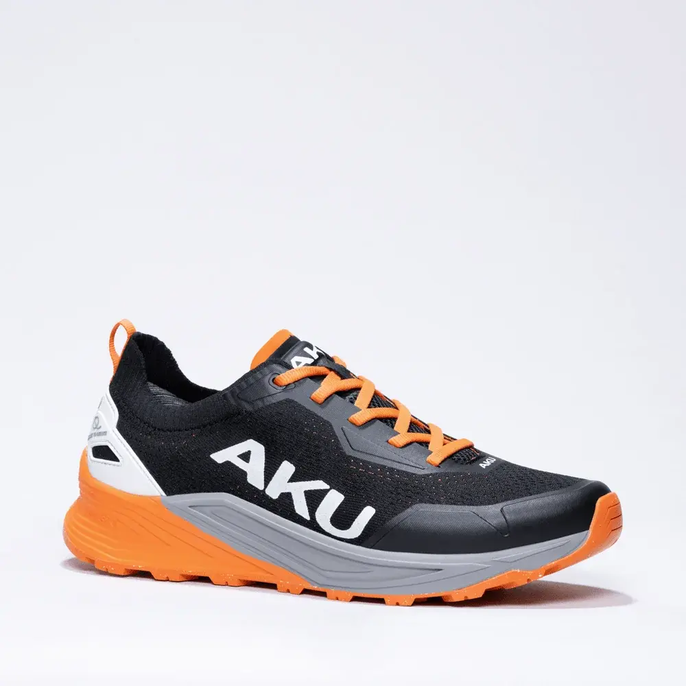 AKU Pánske nízke topánky AKU Man AIRA V-LIGHT BLACK/ORANGE