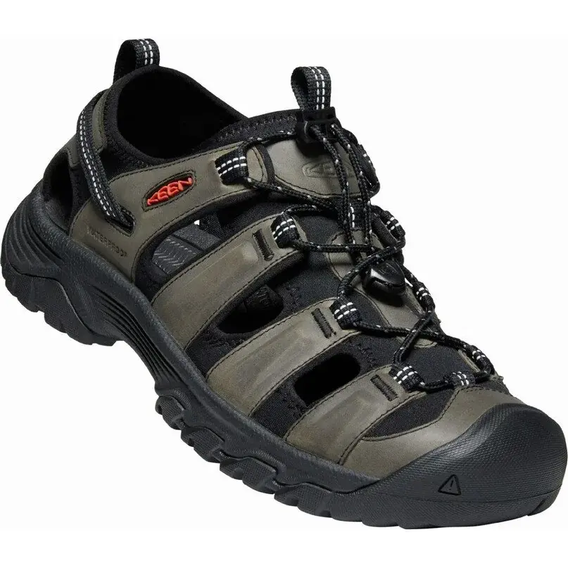 Pánske outdoorové sandále KEEN Targhee III Sandal Men Grey/black