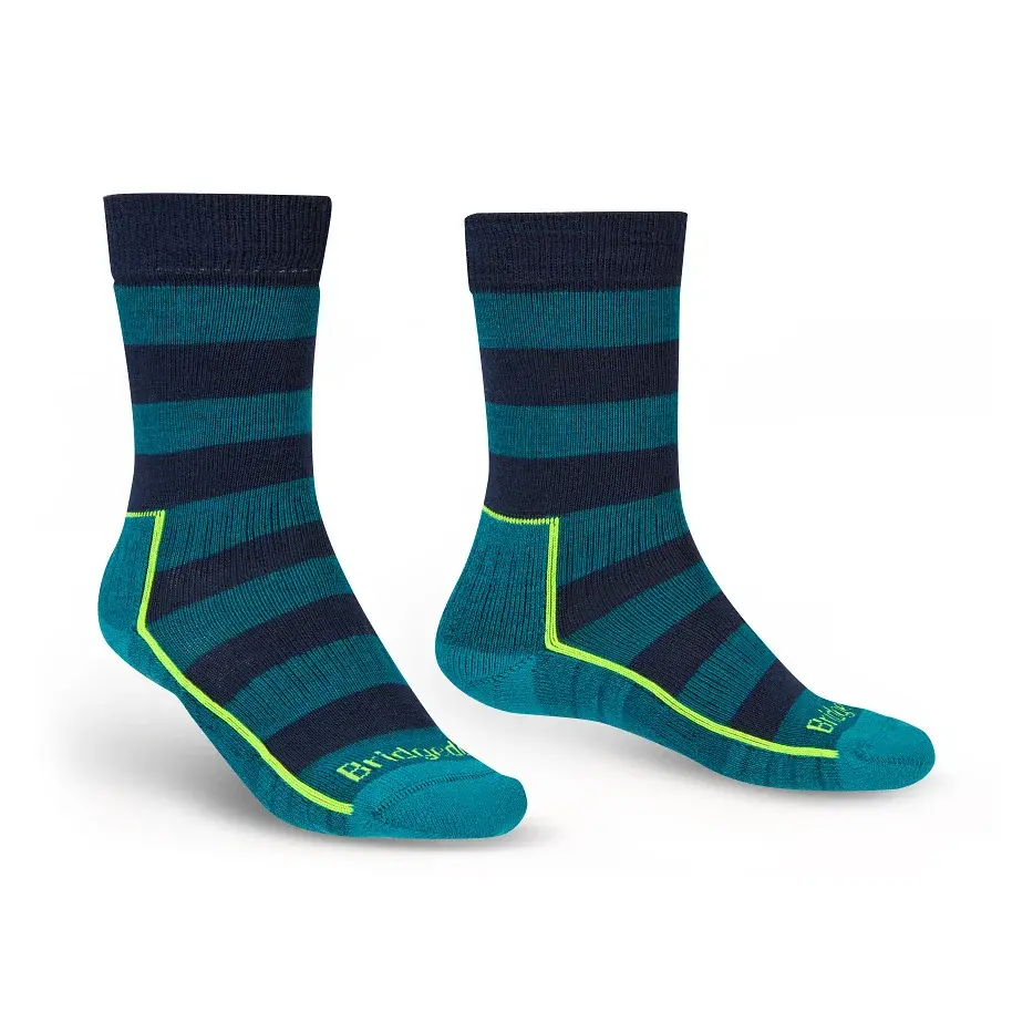 Pánske ponožky Bridgedale Hike LW MP Boot petrol/navy/282