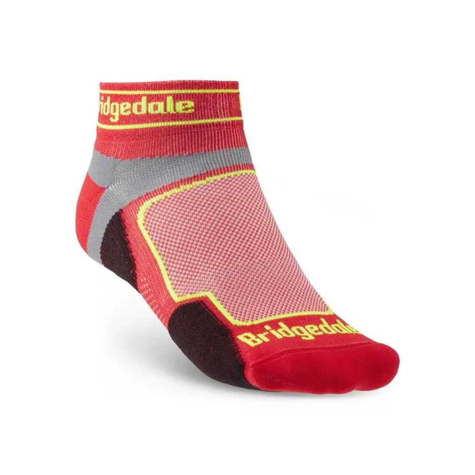 Bridgedale Pánske bežecké ponožky Bridgedale Trail Run UL T2 CS Low červené XL