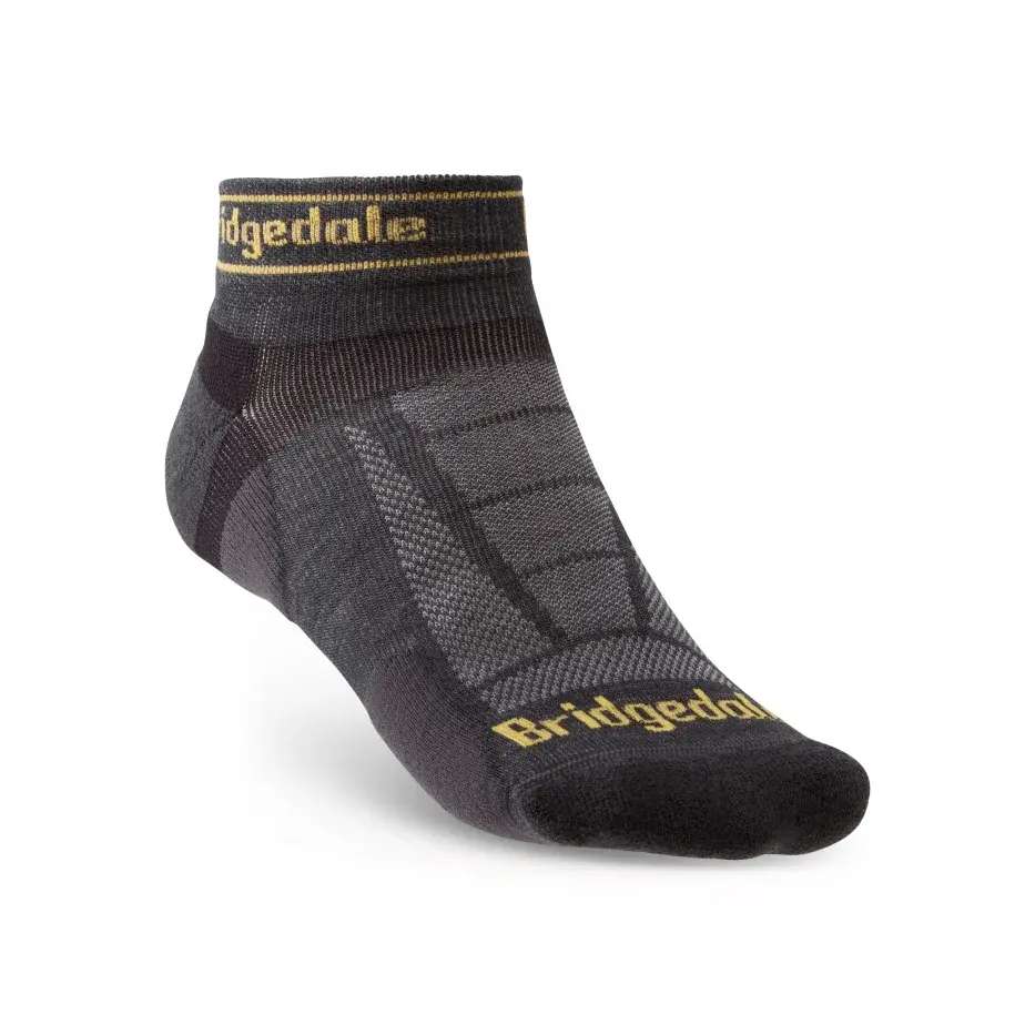 Bridgedale Pánske bežecké ponožky Bridgedale Trail Run UL T2 MS Low gunmetal
