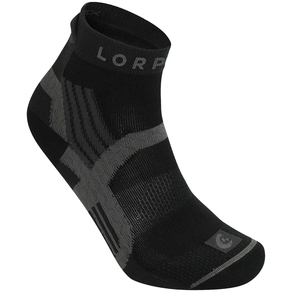 Lorpen Pánske ponožky Lorpen Trail Running Eco 1887 TOTAL BLACK