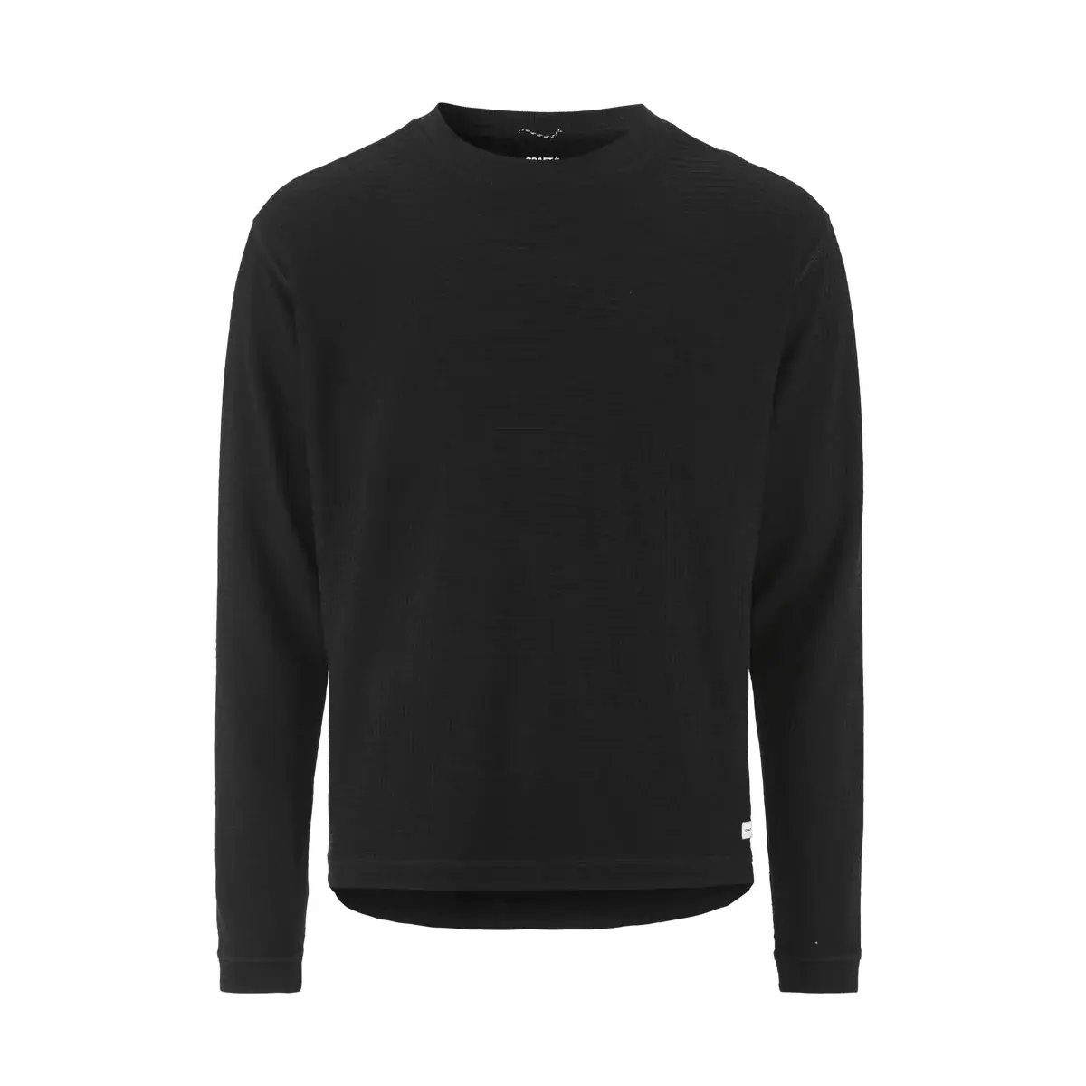 Pánske termotriko Craft Wool Waffle čierna