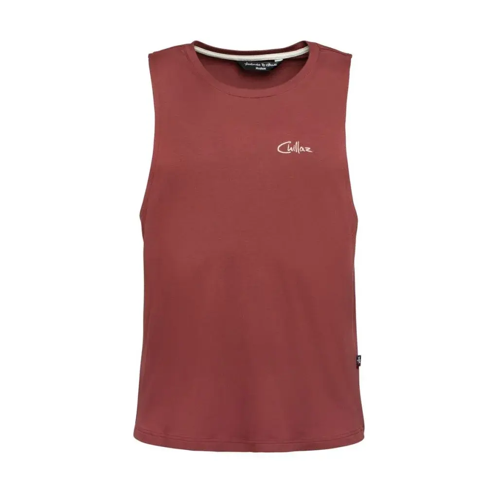 Chillaz Pánske tielko Chillaz Calanques Tre Fartelli dark red