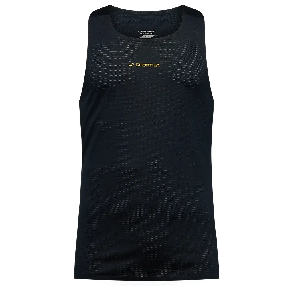 La Sportiva Pánske tielko La Sportiva PURE TANK black/yellow