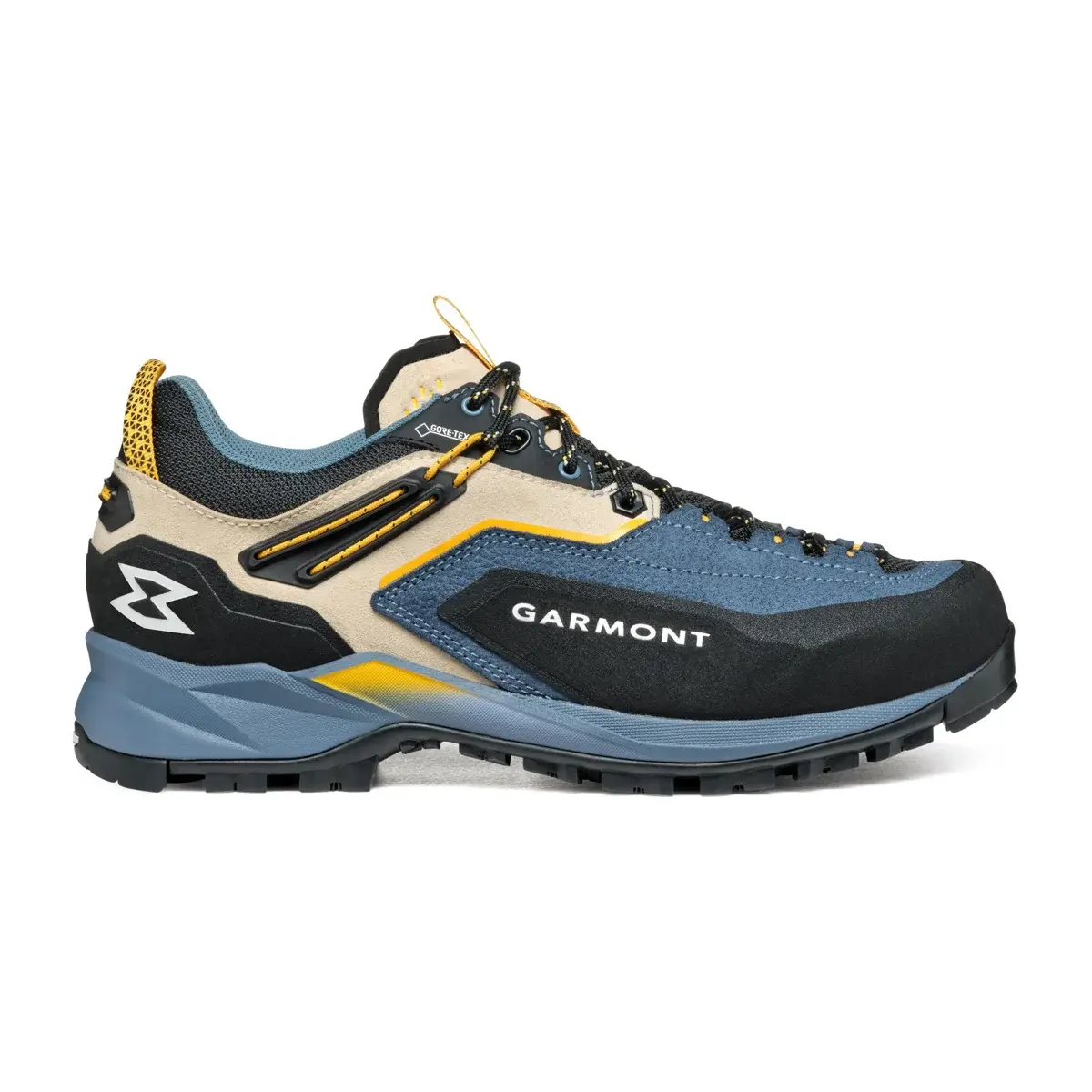 Pánske trekové topánky Garmont AKRON GTX fin blue/citrus orange