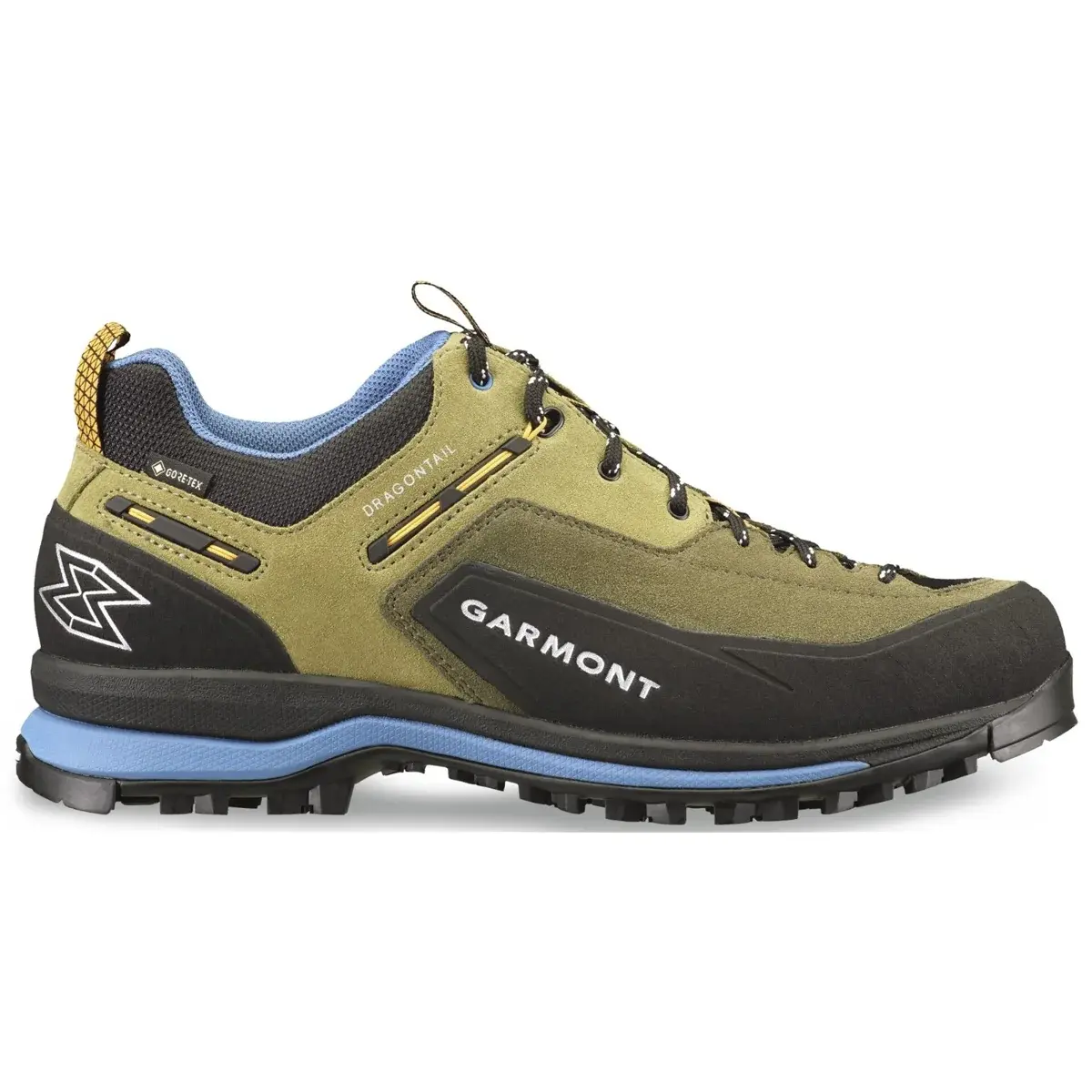 Pánske trekové topánky Garmont Dragontail Tech GTX olive green/blue