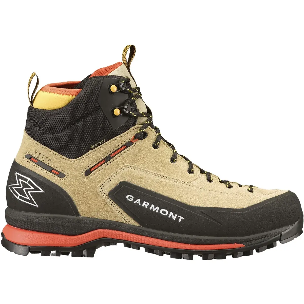 Pánske trekové topánky Garmont Vetta Tech GTX cornstalk beige/red