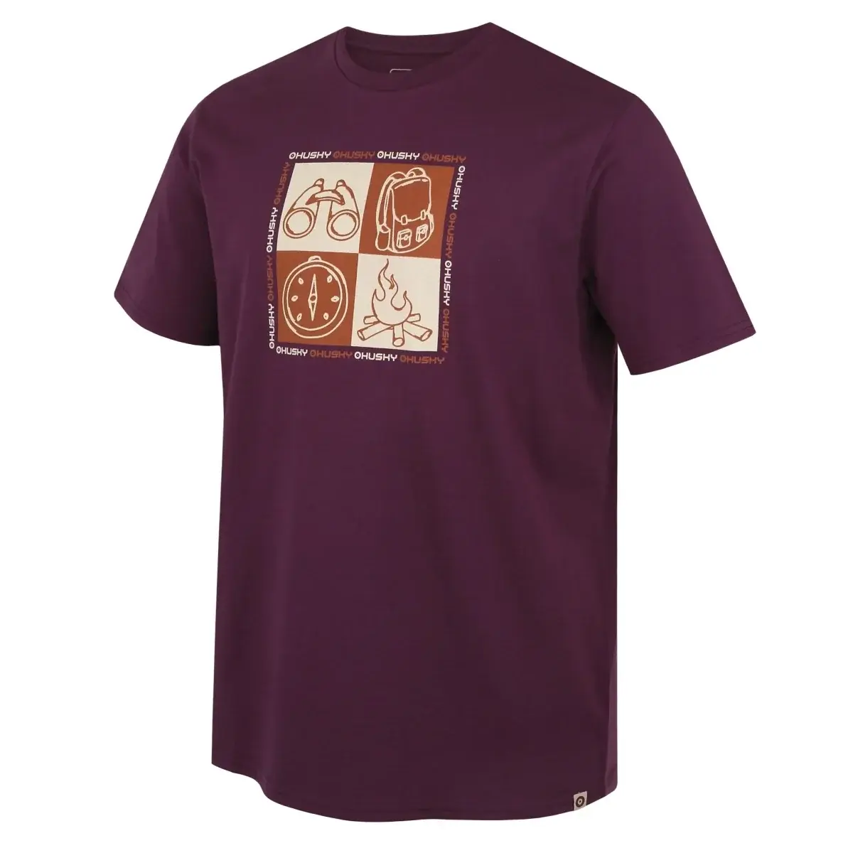 Pánske tričko Husky Tee Square M purple