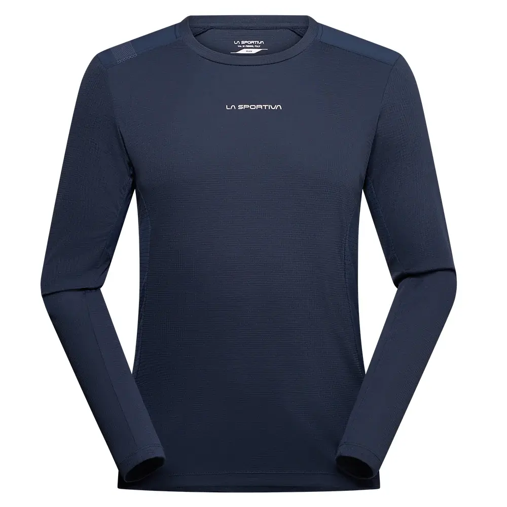 La Sportiva Pánske tričko La Sportiva BEYOND LONGSLEEVE night sky/chalk