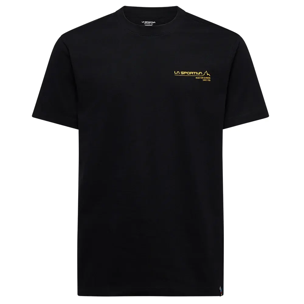 La Sportiva Pánske tričko La Sportiva SINCE T-SHIRT black/yellow