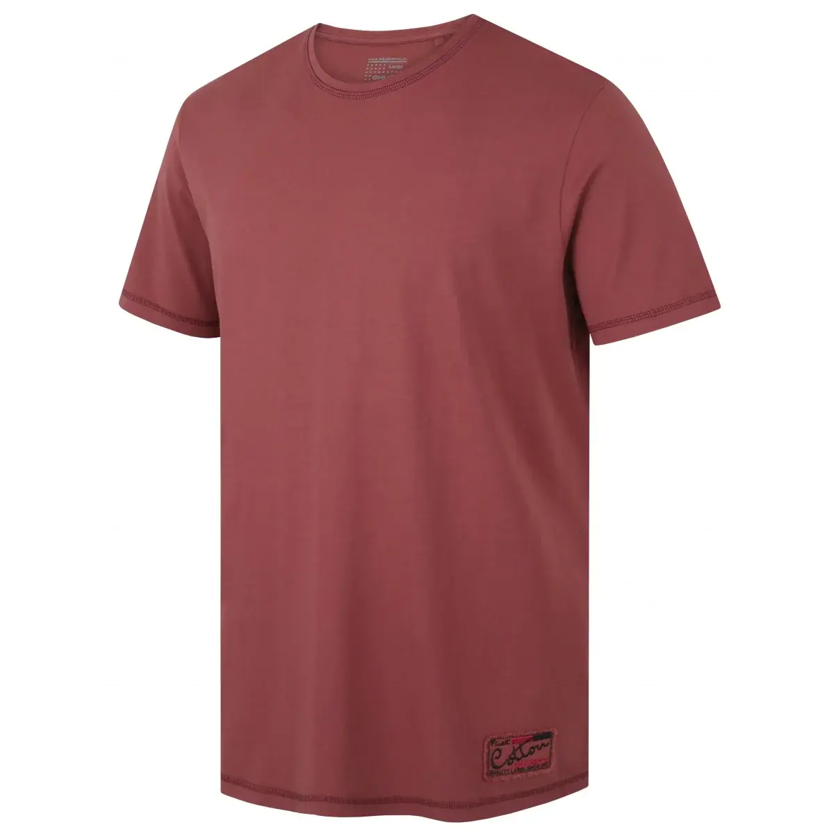 Pánske bavlnené tričko Husky Tee Base M dark bordo