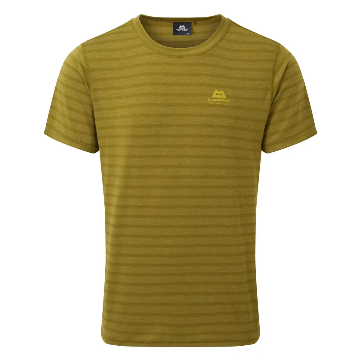Mountain Equipment Pánske tričko Mountain Equipment Groundup Tee Fir Green stripe