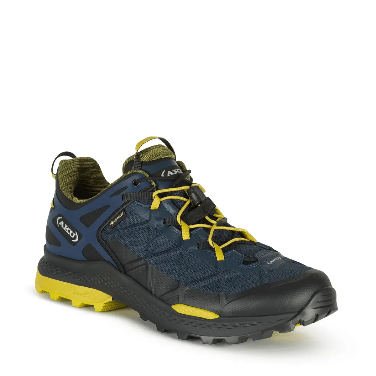 Pánske turistické topánky AKU Rocket DFS GTX Blue/mustard