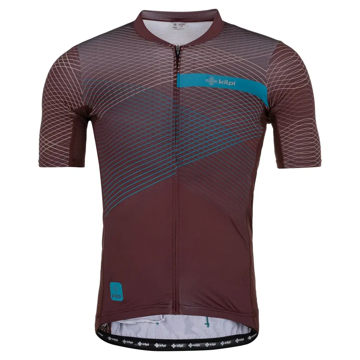 Kilpi Pánsky cyklistický dres Kilpi Nerito M tmavo červená