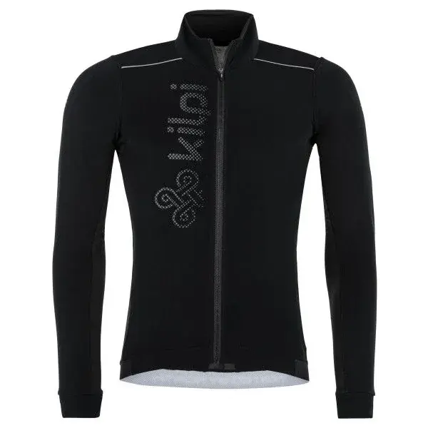 Pánsky cyklistický dres s dlhým rukávom Kilpi CAMPOS-M BLK