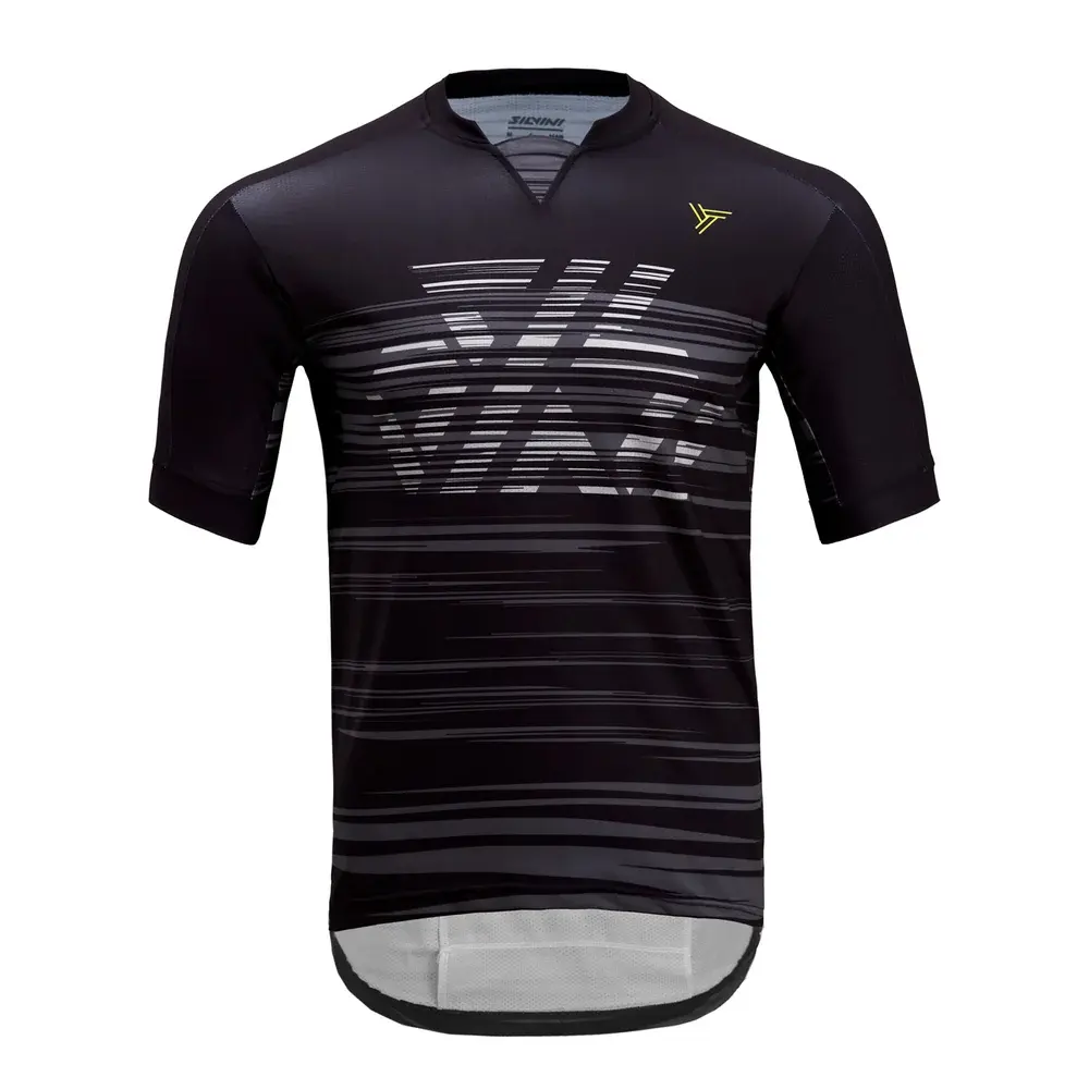 Pánsky cyklistický dres Silvini Gallo Black charcoal