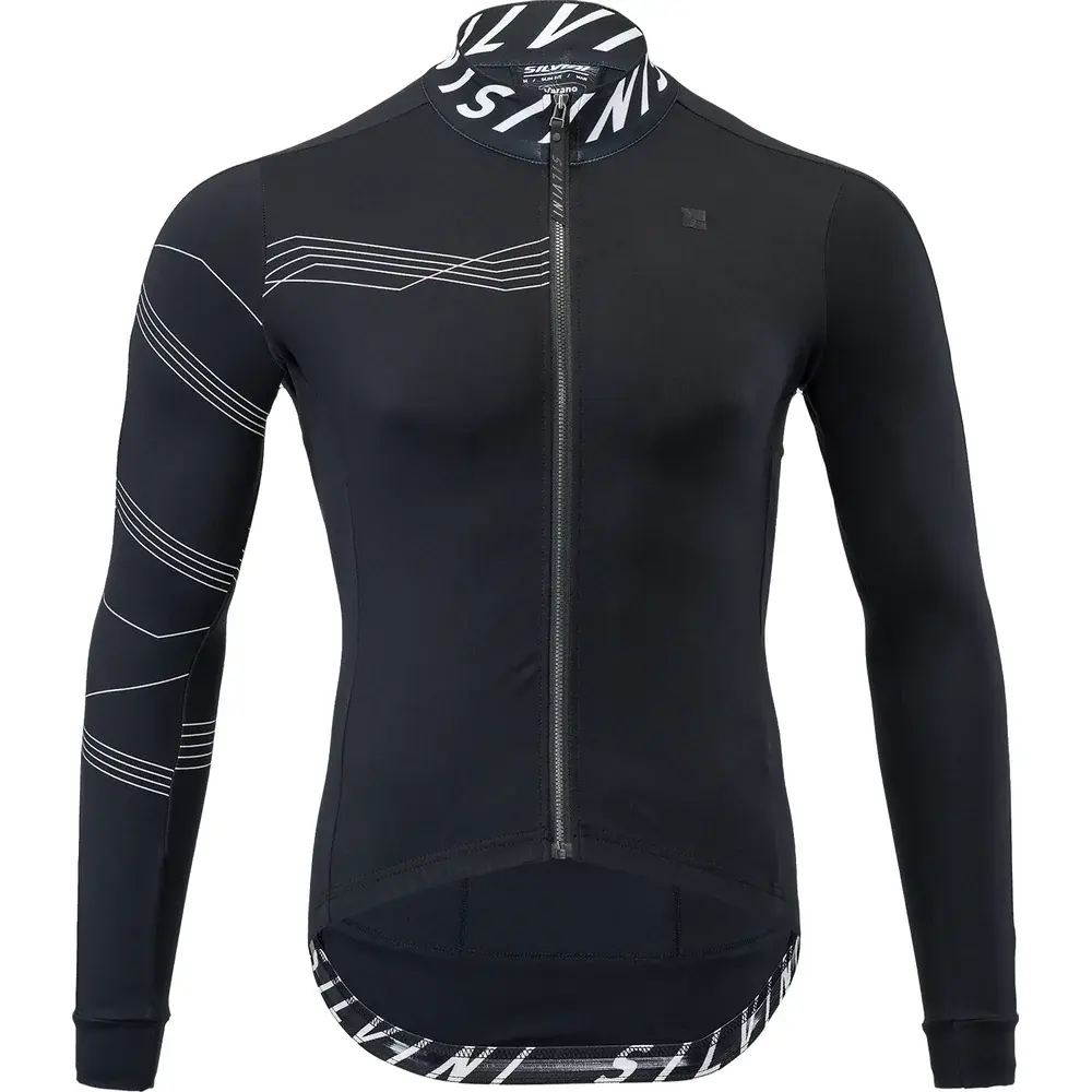 Silvini Pánsky cyklistický dres Silvini Varano Black white
