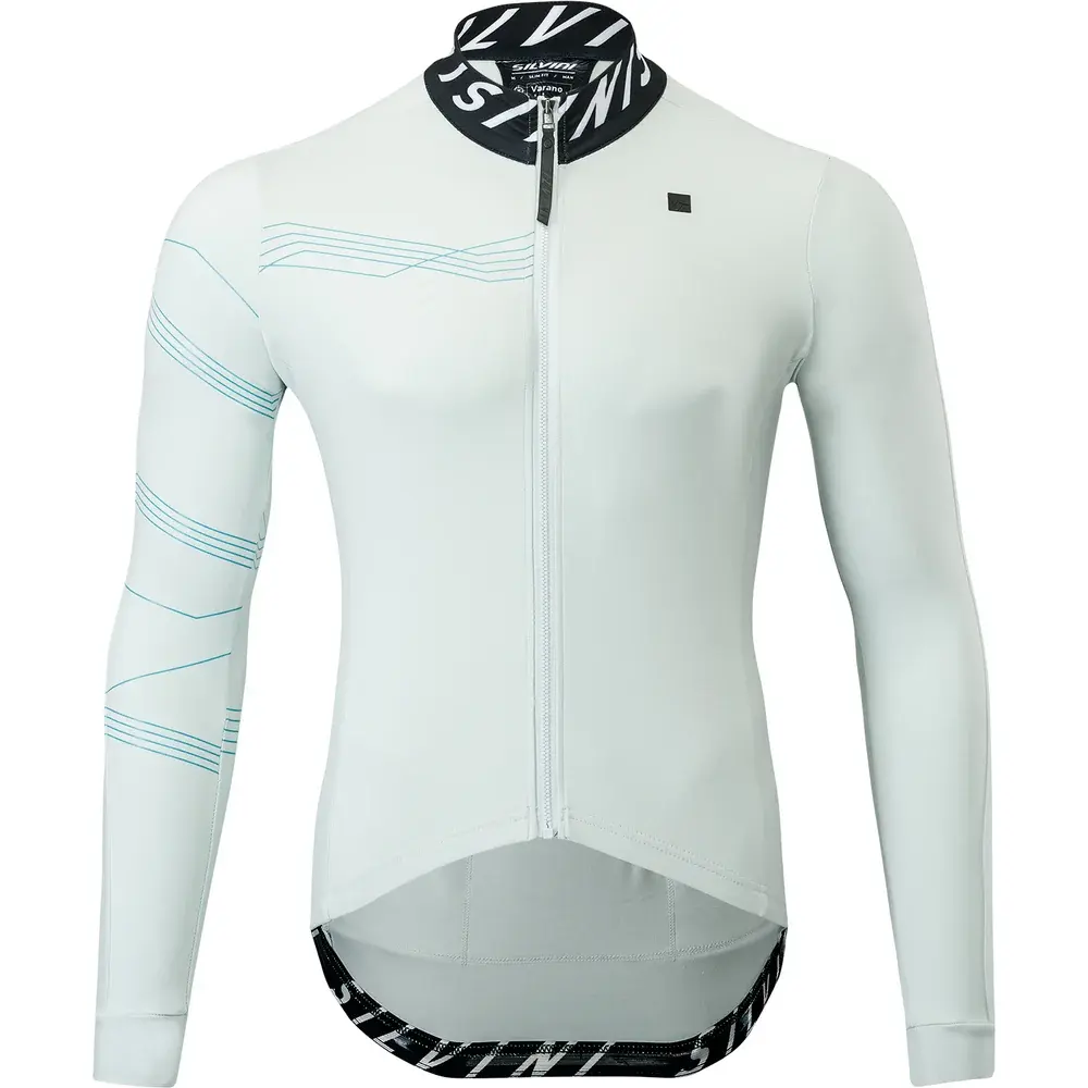 Silvini Pánsky cyklistický dres Silvini Varano Light blue/black
